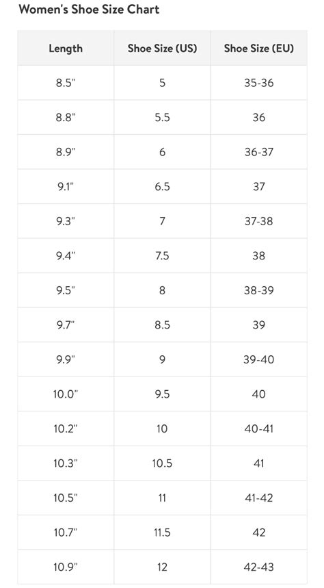 burberry shoe size guide